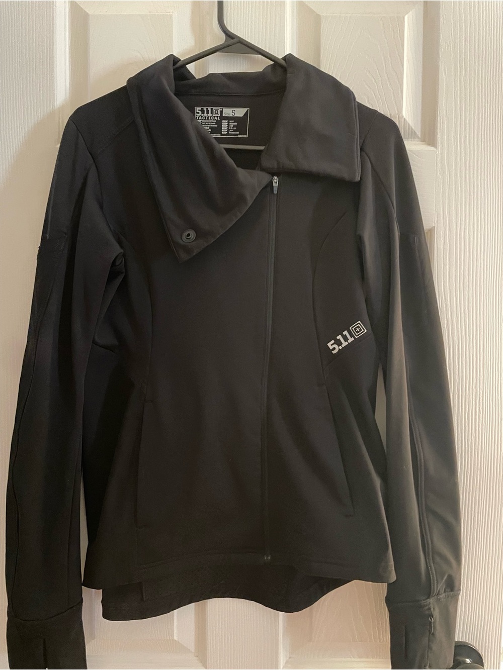 5.11 Tactical Women's Black Asymmetric Softshell Jacket